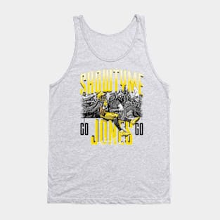 Aaron Jones Green Bay Crowd Leap Tank Top